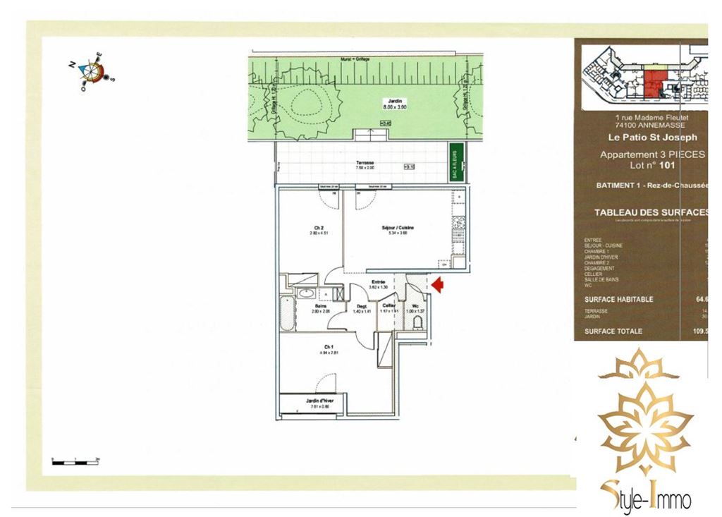 Appartement T3 ANNEMASSE 355000€ STYLE IMMO Appartement T3 ANNEMASSE 355000€ STYLE IMMO